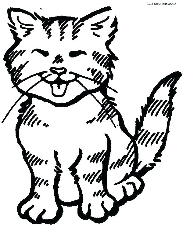 600x756 Kitten Coloring Pages Printable Free Printable Kitten Coloring