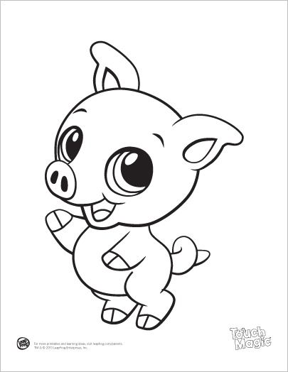 405x524 Cute Pigs Coloring Pages
