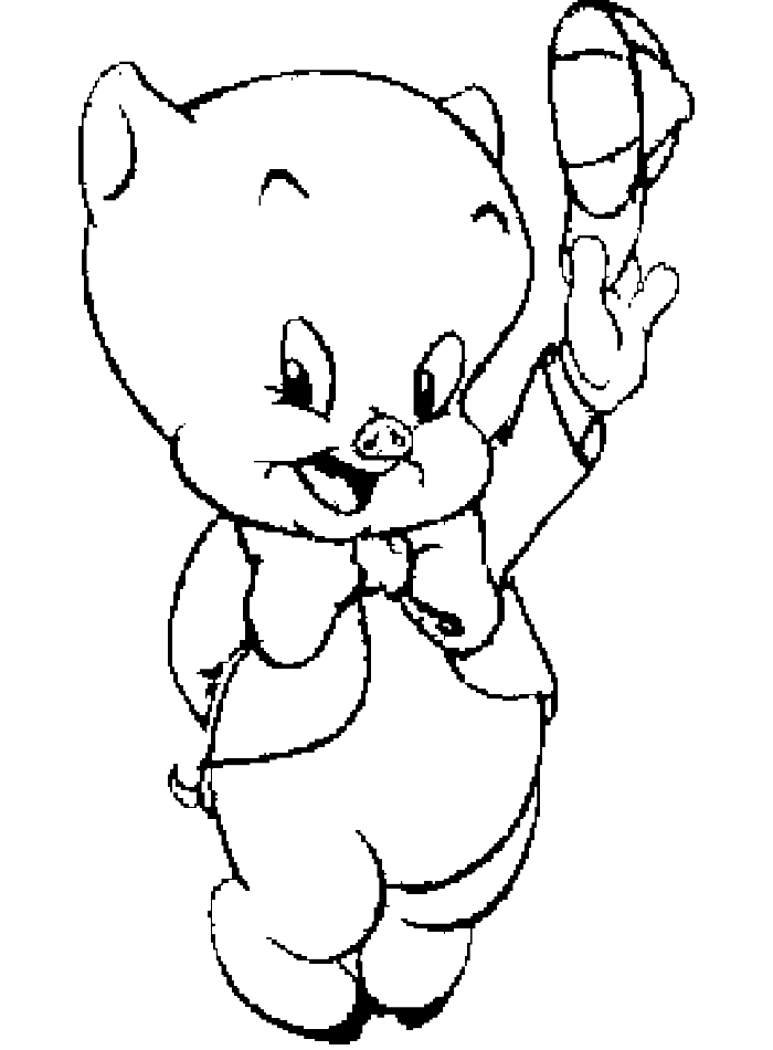 700x950 Porky Pig Looney Tunes Coloring Coloring