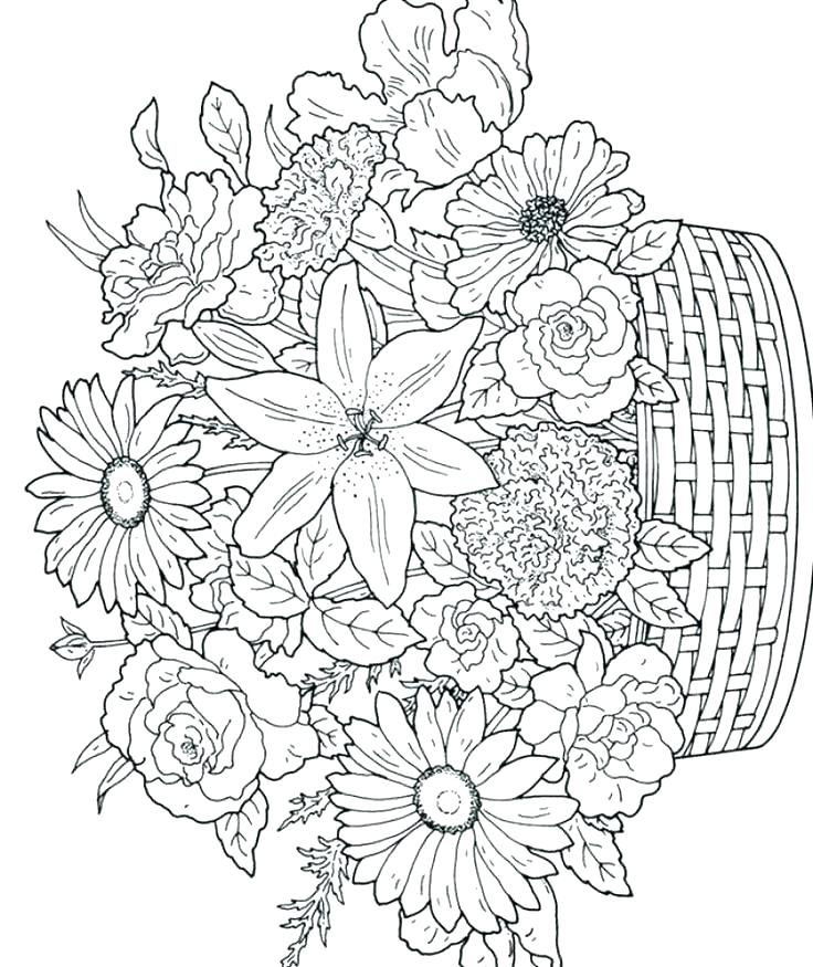 736x875 Free Advanced Coloring Pages Detailed Printable For Adults Adult