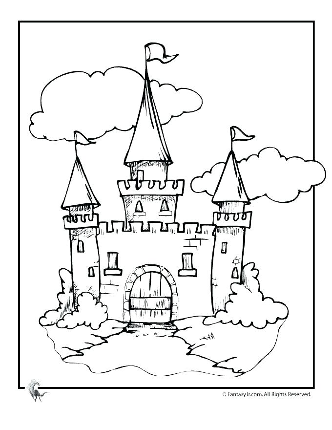 680x880 Disney Castle Coloring Page Castle Coloring Pages Printable Drawn