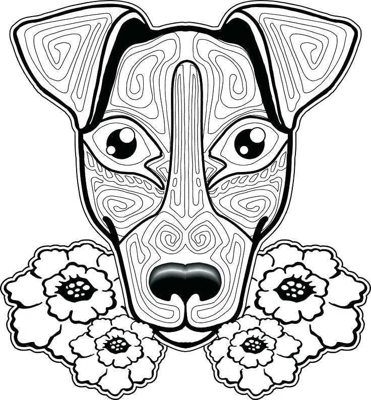 736x793 Coloring Pages Dogs Free Coloring Pages Dogs Dog Coloring Pages