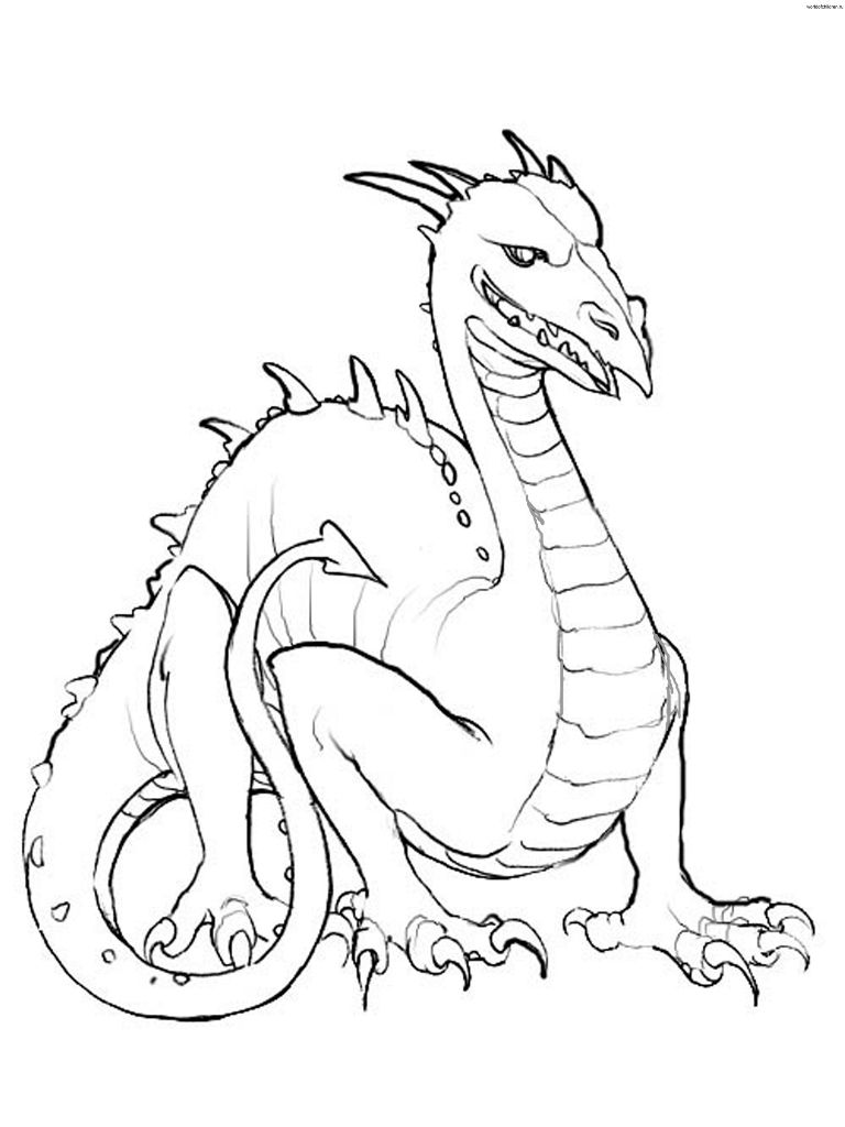 768x1024 Dragons Coloring Pages 93 Dragons Kids Printables Coloring