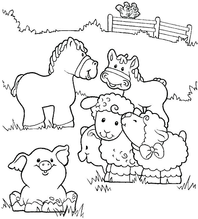 672x744 Farm Coloring Page Farm Animal Coloring Page Free Pages Farm