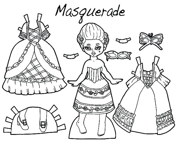 600x480 Coloring Pages Of Dresses Impair.co