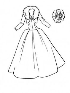 236x315 Dresses Drawings To Color Posted In Dresses 0 Comentarios Cards