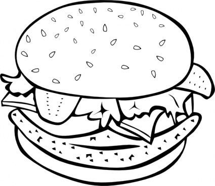 Coloring Pages Of Fast Food