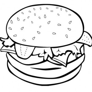 300x300 Food Coloring Pages. Simple Kawaii Food Coloring Pages With Food