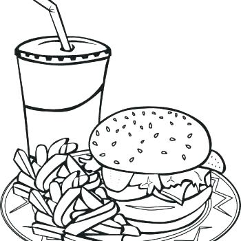 350x350 Ideas Fast Food Coloring Pages And Online Photo Logos 22