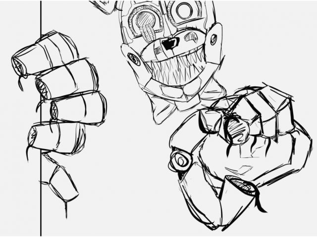 640x480 Fnaf Coloring Sheets Portraits Fnaf Coloring Pages Withered Chica