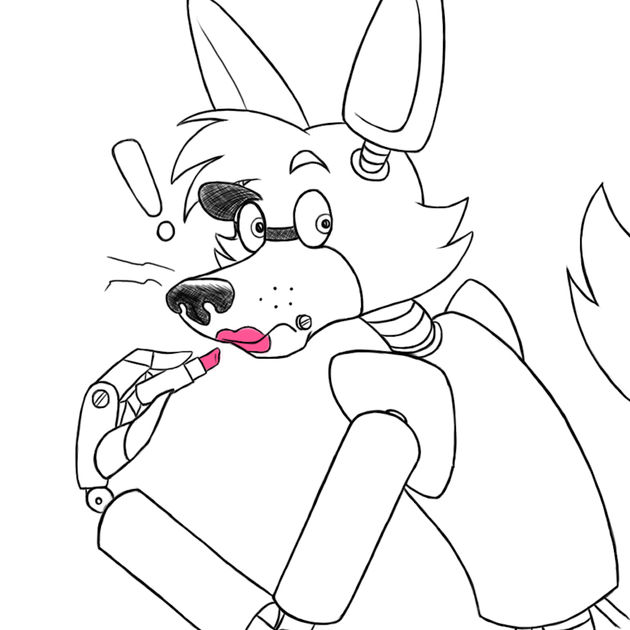 630x630 Mangle Coloring Page New From Five Nights At Freddys 2 Fnaf Pages