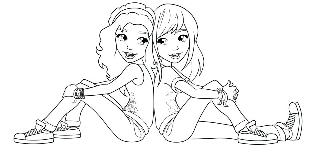 1024x512 Coloring Pages Friends Friends Coloring Page Friendship Coloring
