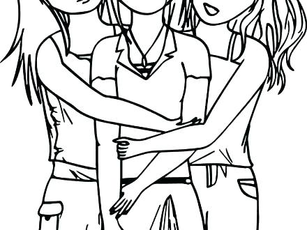 440x330 Coloring Sheet Coloring Sheet Together With Three Best Friends