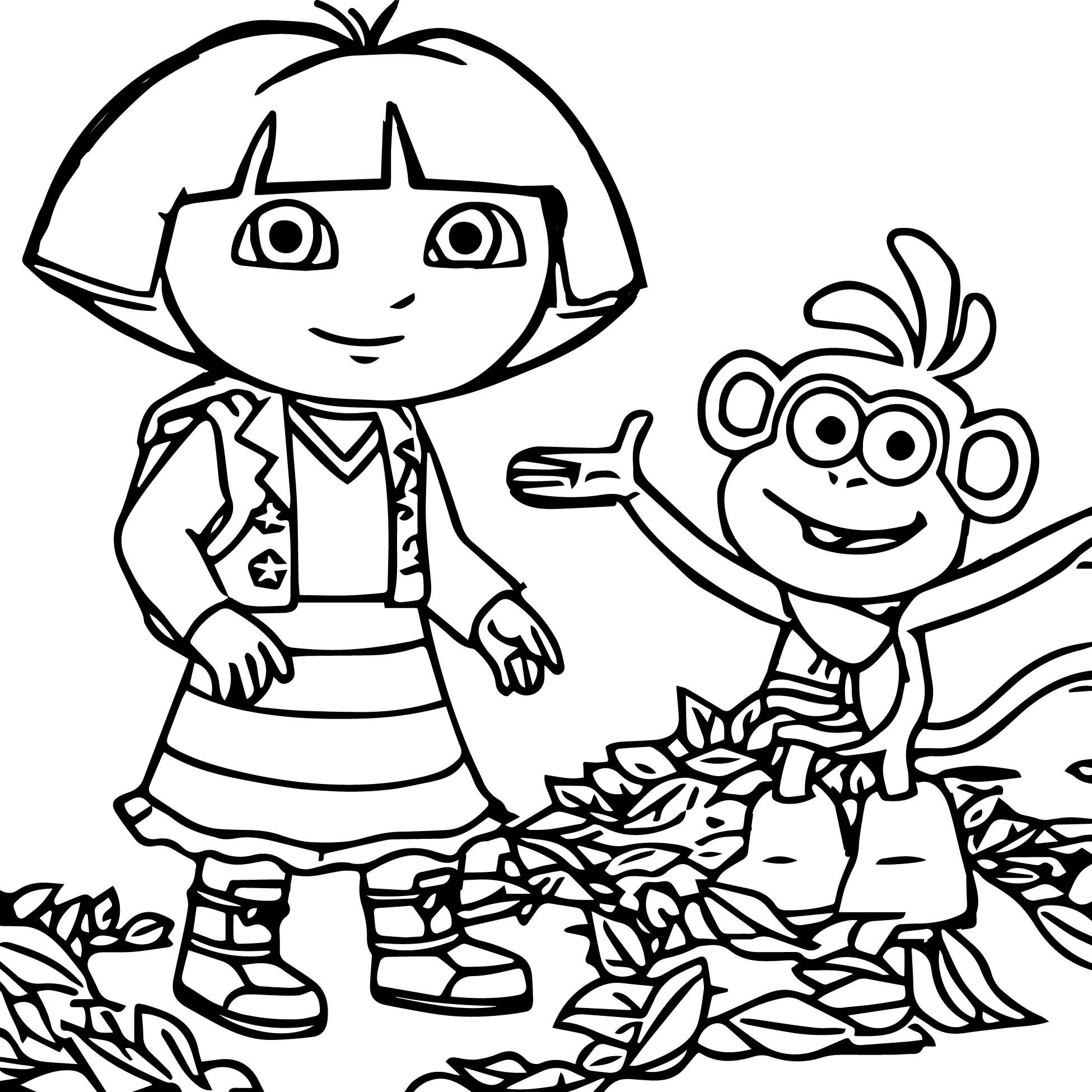 1950x1950 Dora And Friends Coloring Pages