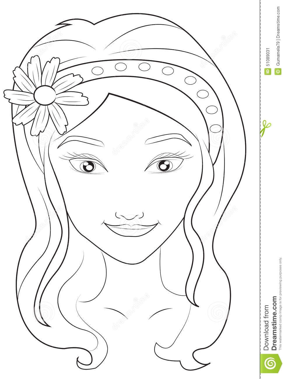 981x1300 Coloring Pages Of Girls Faces Realistic Printable Coloring Book