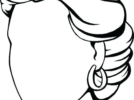 440x330 Blank Face Coloring Page Blank Face Coloring Page Makeup Coloring
