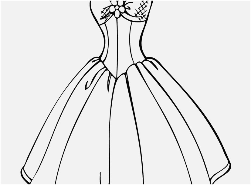 Coloring Pages Of Girls In Dresses