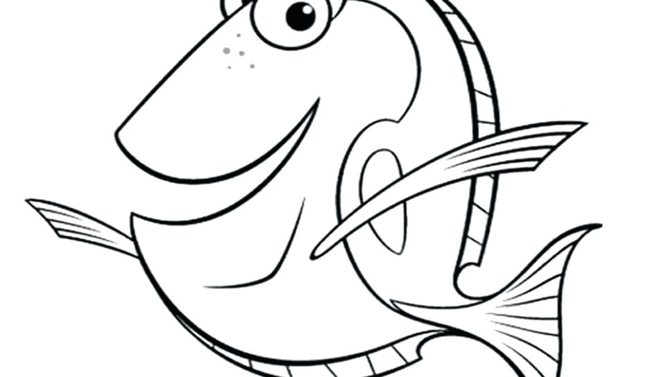 960x544 Goldfish Coloring Pages Goldfish Coloring Page Goldfish Colouring