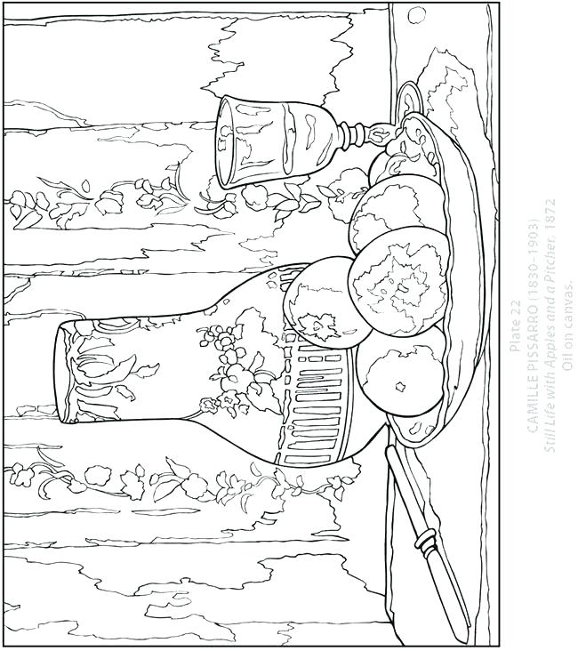 650x732 Matisse Coloring Pages Goldfish Coloring Page Coloring Book Page