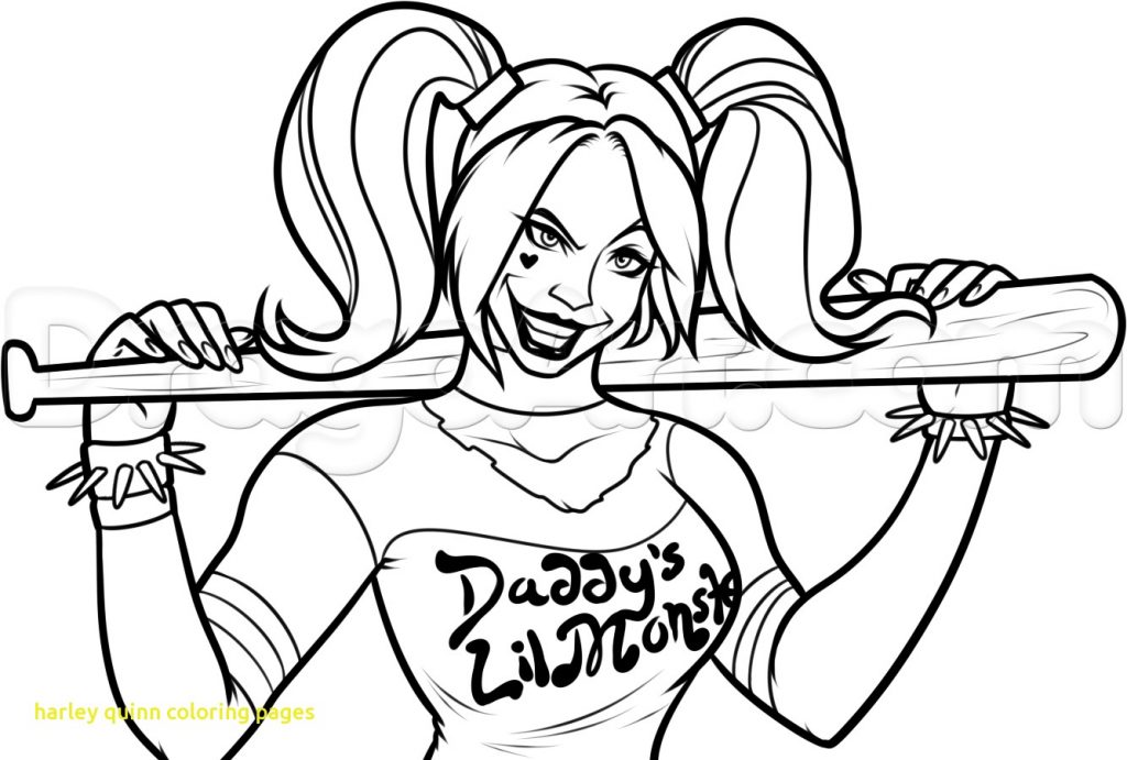Coloring Pages Of Harley Quinn