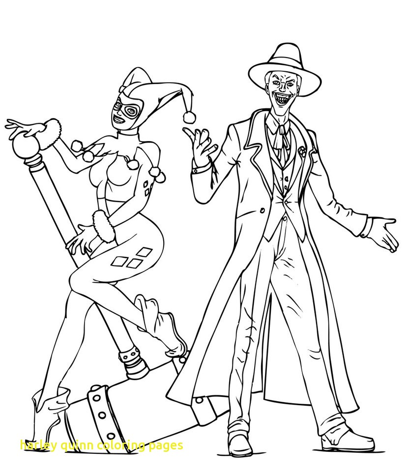 830x962 Tested Harley Quinn Coloring Pages For Adults