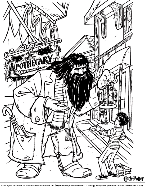 612x792 24 Harry Potter Coloring Pages Collections Free Coloring Pages