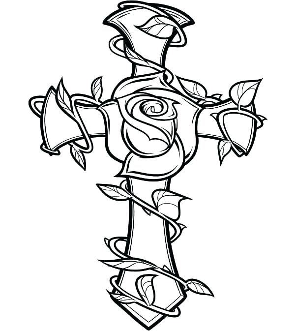 600x673 Rose Color Pages Hearts And Roses Coloring Pages Coloring Pages