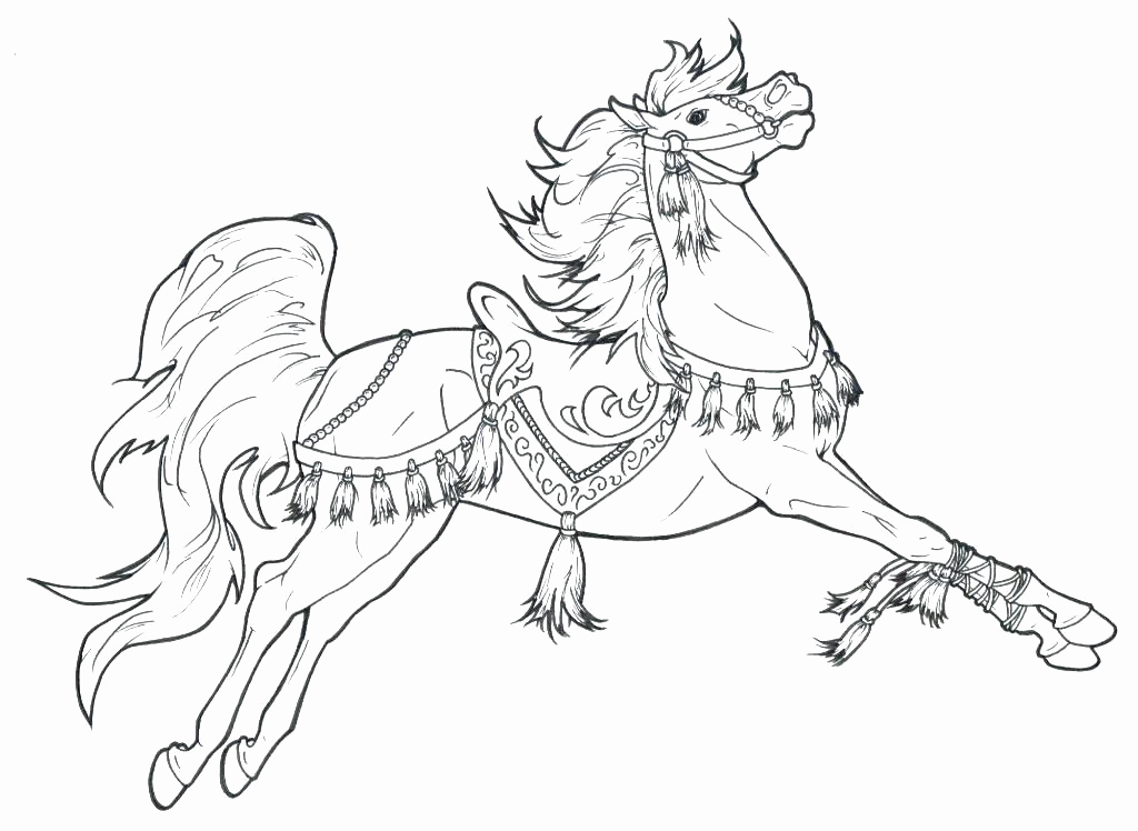 1024x748 Horse Color Page Horse Color Pages Beautiful Horse Coloring Pages