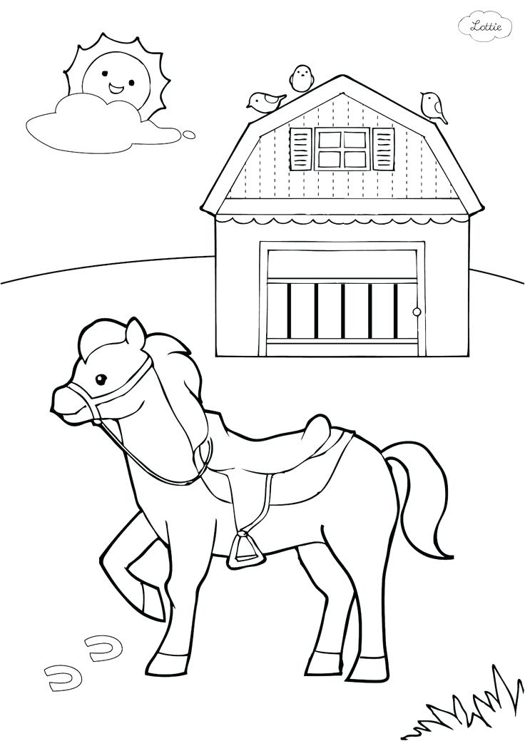 736x1039 Coloring Pages Of Horses And Ponies Sweet Horse Pony Printable