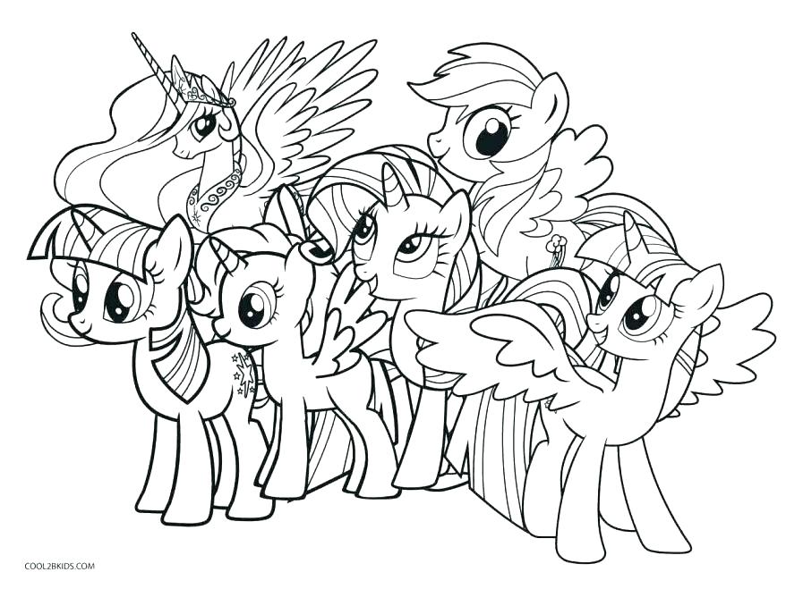 878x659 Free Printable My Little Pony Coloring Pages Trend My Little Pony
