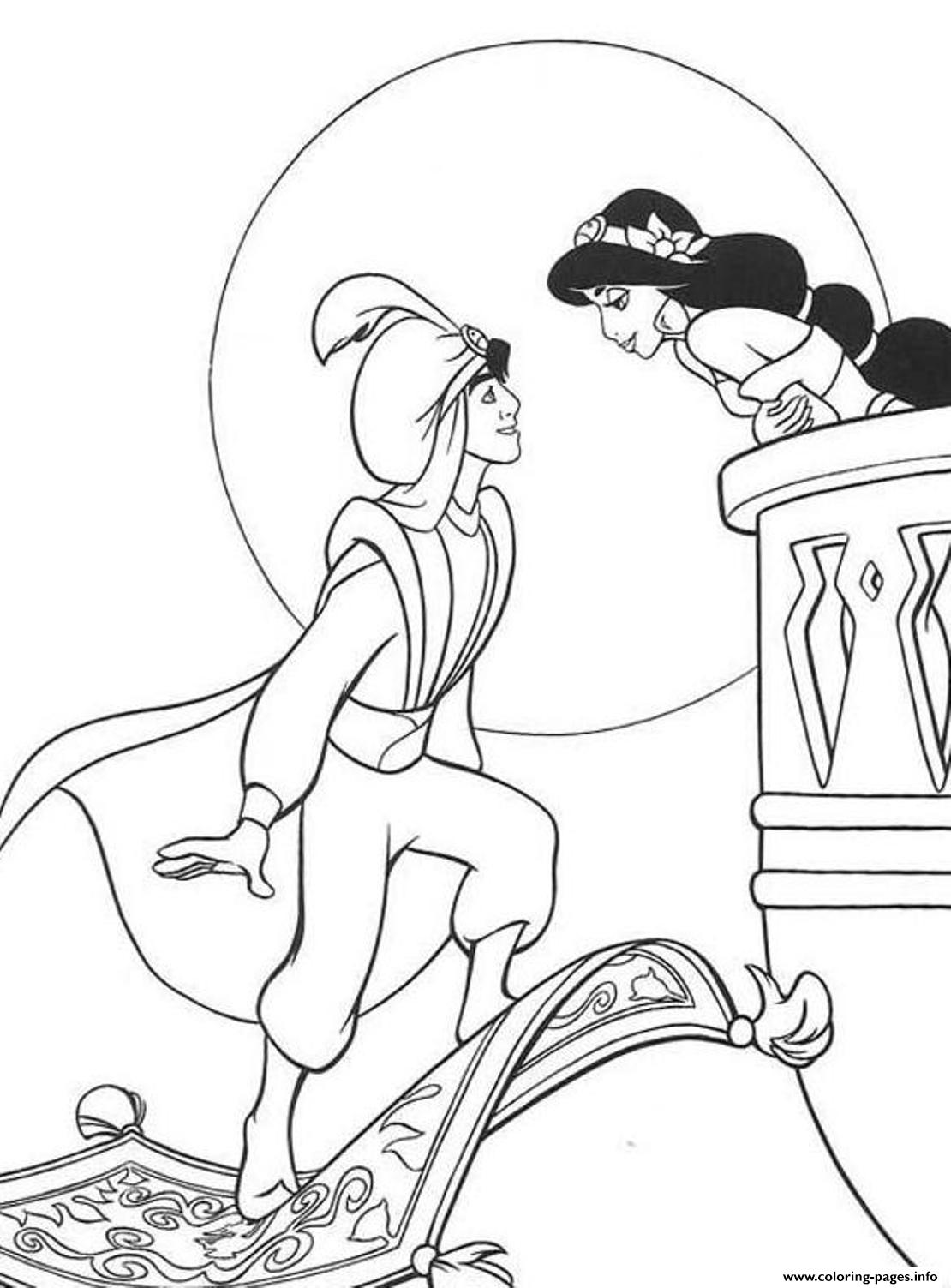 1110x1503 Aladdin Jasmine Disney2bf5 Coloring Pages Printable