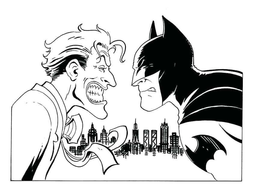 Coloring Pages Of Joker
