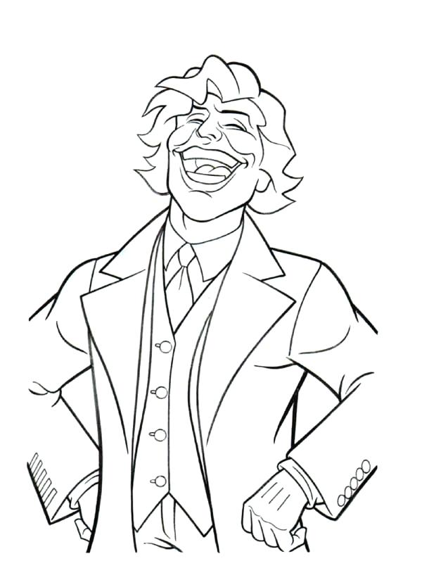 600x834 Joker Coloring Pages Joker Laughing Coloring Page Joker Coloring