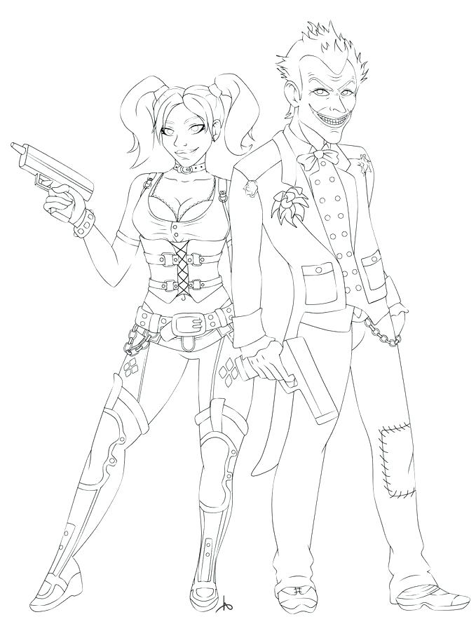 679x900 The Joker Coloring Pages And Joker Coloring Pages Printable Free
