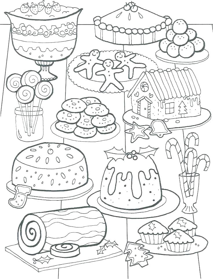 736x963 Junk Food Coloring Pictures
