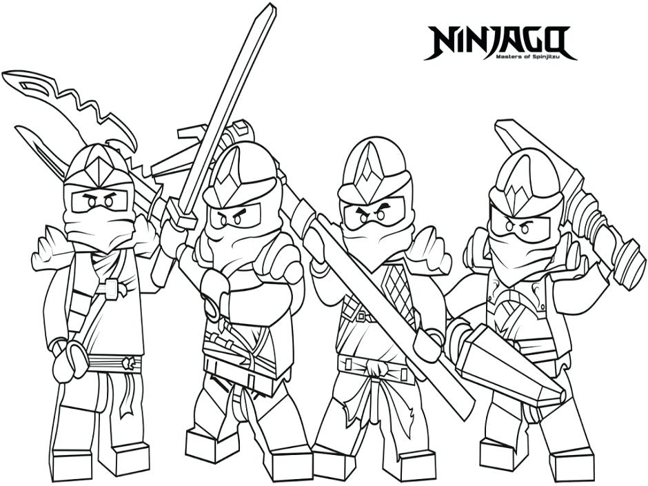 940x705 Ninjago Coloring Page Coloring Books Printable Pages Coloring