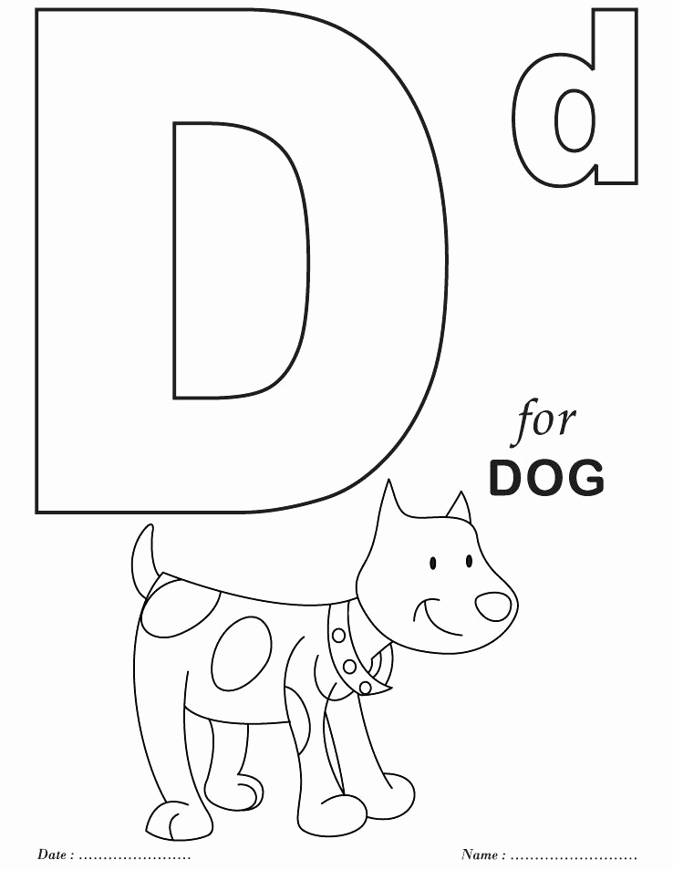 738x954 Letter Printable Coloring Pages Collection Letter Coloring Pages