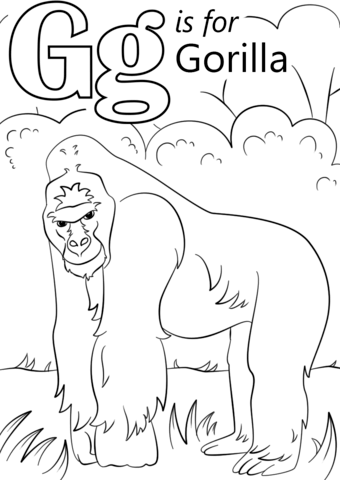 340x480 Letter G Coloring Page Letter G Coloring Page Letter G Coloring