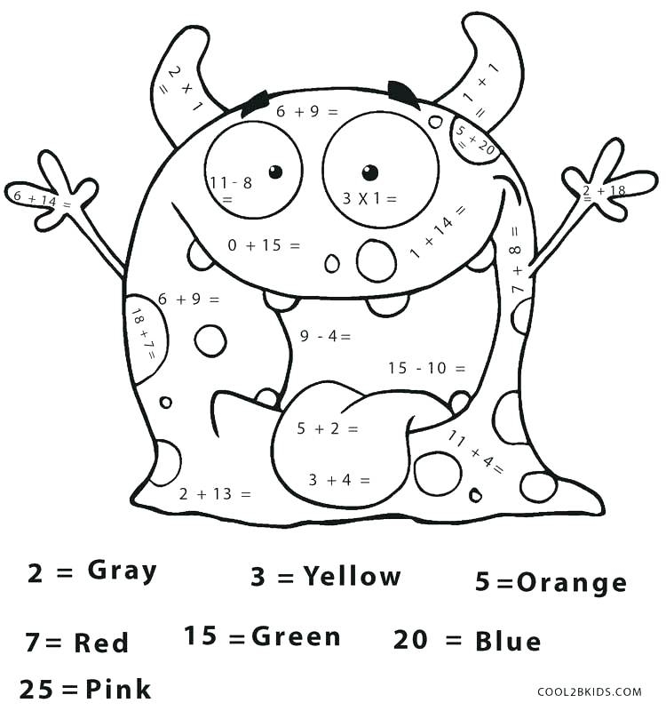 750x800 Multiplication Color Pages Multiplication Color Pages