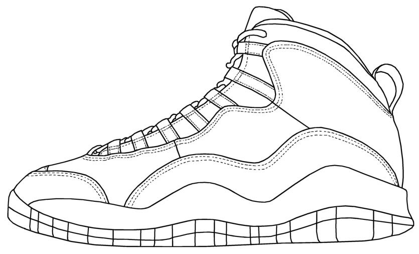 Coloring Pages Of Michael Jordan Shoes