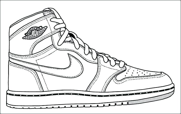 736x466 Air Jordan 3 Coloring Pages As Well Fresh With Additional Shoes