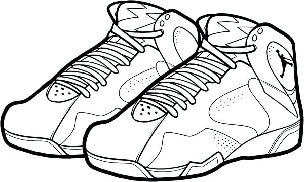 600x359 Jordan Shoes Coloring Pages Coloring Pages Shoes Shoe Coloring