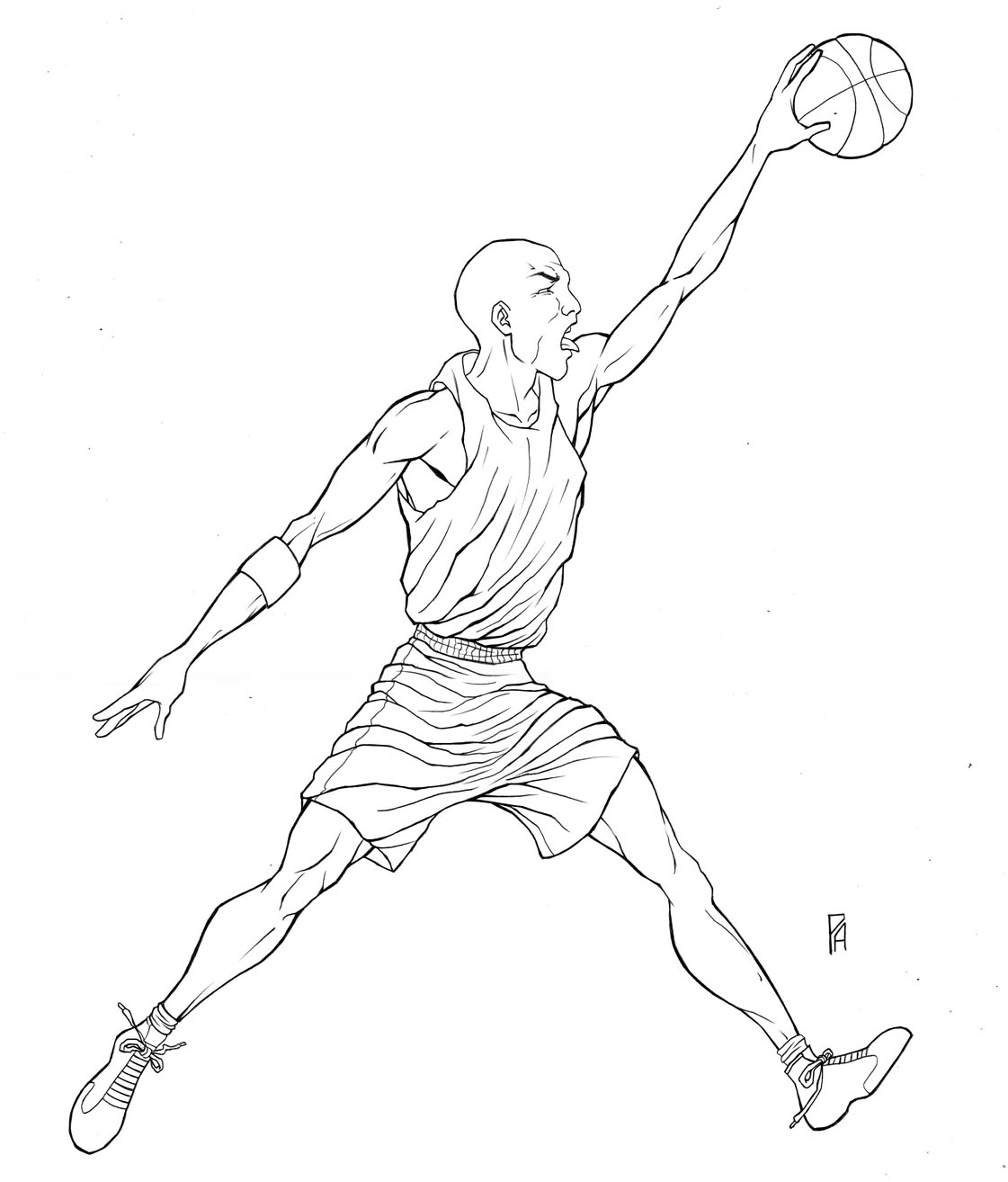 1121x1314 Printable Coloring Pages Michael Jordan For Adults Of Shoes Free