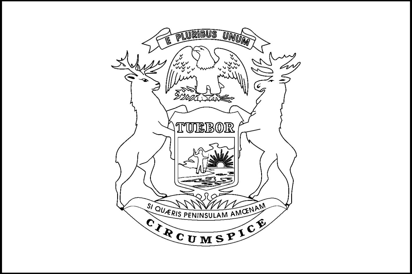 Coloring Pages Of Michigan