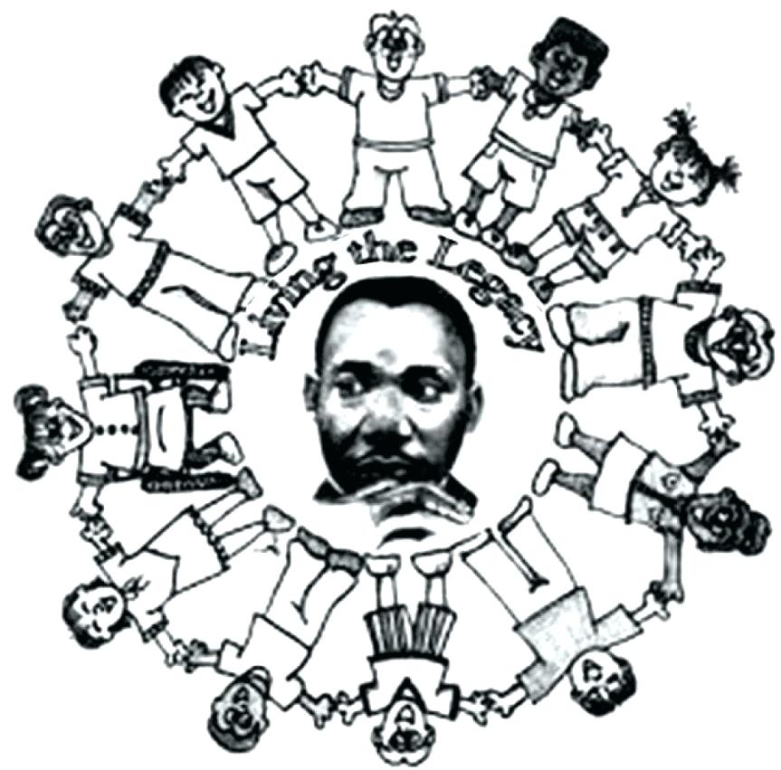 863x851 Coloring Pages For Martin Luther King Jr Coloring Pages Printable