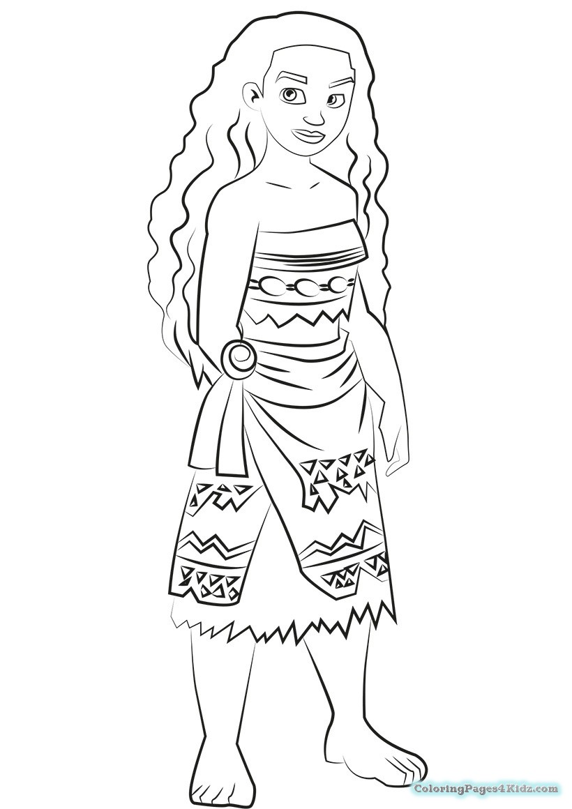 820x1160 Coloring Pages Baby Moana Easy Coloring Pages For Kids