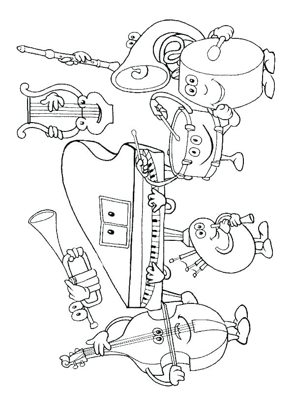 600x800 Music Coloring Pages For Kindergarten Music Coloring Sheets Music