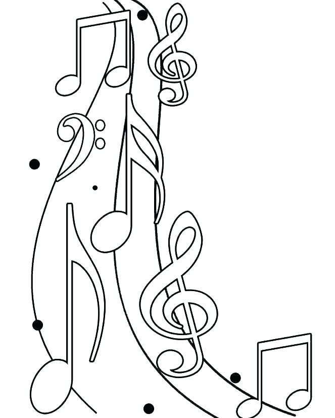 663x827 Music Notes Coloring Page Music Note Coloring Page Music Notes