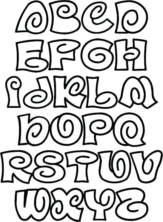 Coloring Pages Of Names In Bubble Letters