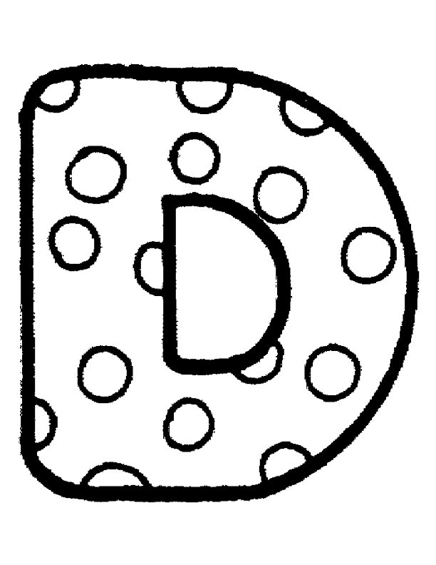 612x792 Bubble Letter Coloring Pages For Free